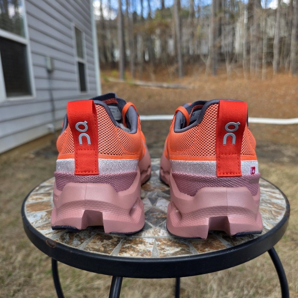 On Cloudsurfer Trail 3ME10112150 Flame Running Shoes Men Sz 11 Worn 1x With Box - Picture 6 of 11